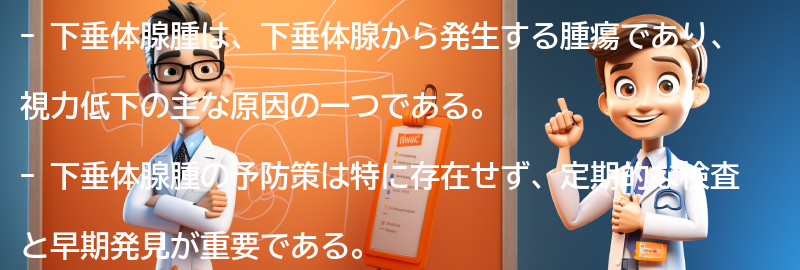 下垂体腺腫の予防と生活への影響の要点まとめ