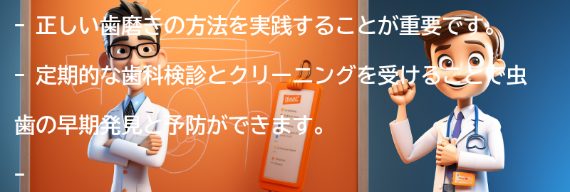 虫歯の痛みを予防するための日常のケア方法の要点まとめ