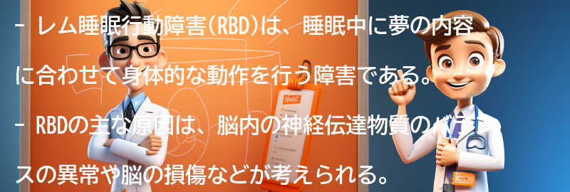 RBDの原因とリスク要因の要点まとめ