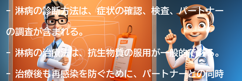 淋病の診断方法と治療法の要点まとめ