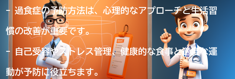 過食症の予防方法とは？の要点まとめ