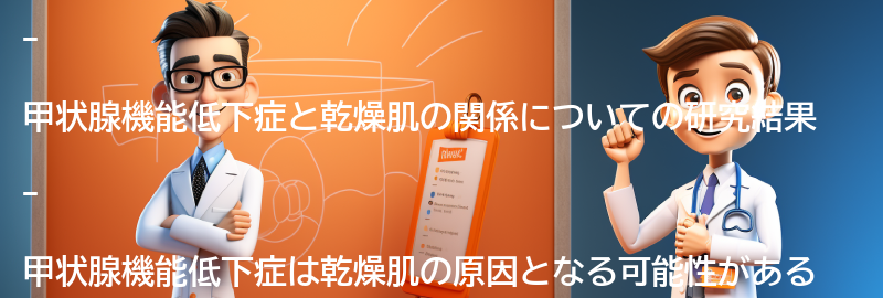 甲状腺機能低下症と乾燥肌の関係についての研究結果の要点まとめ