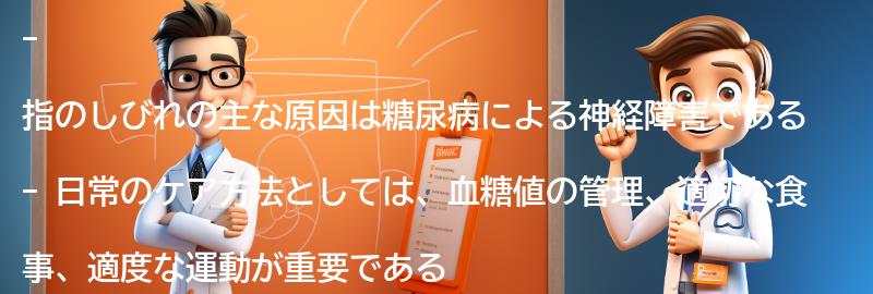 指のしびれを予防するための日常のケア方法の要点まとめ