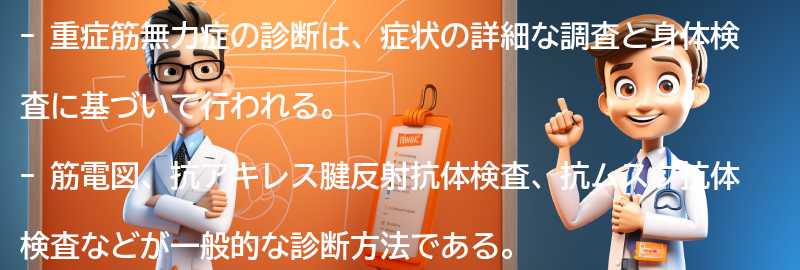 重症筋無力症の診断方法とは？の要点まとめ