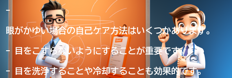 眼がかゆい場合の自己ケア方法の要点まとめ