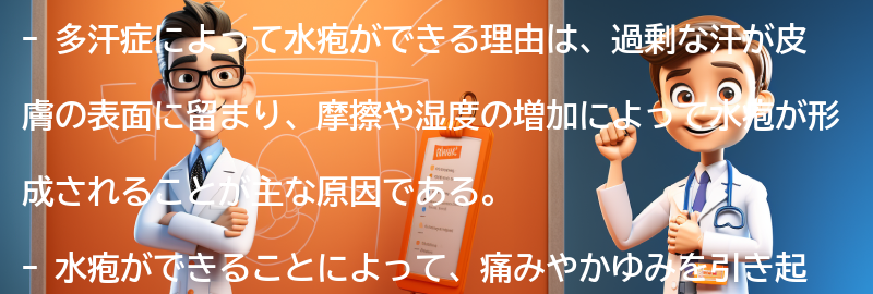 水疱ができる理由とは？の要点まとめ