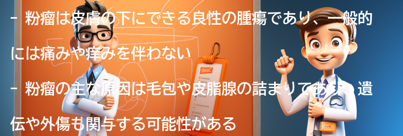 粉瘤とは何か？の要点まとめ