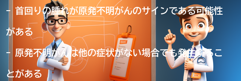 首回りの腫れが原発不明がんのサインかもしれない理由の要点まとめ