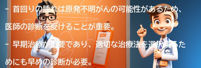 医師の診断を受ける重要性と早期治療の重要性の要点まとめ