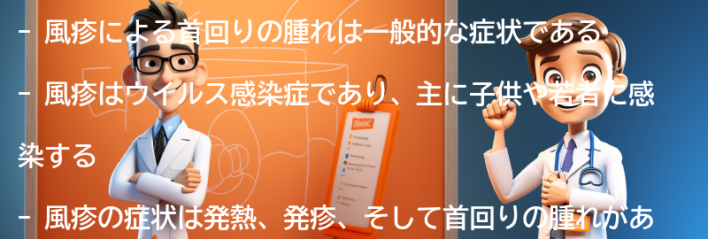 風疹による首回りの腫れの症状と特徴の要点まとめ