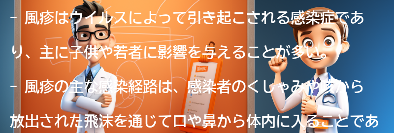 風疹の原因と感染経路の要点まとめ