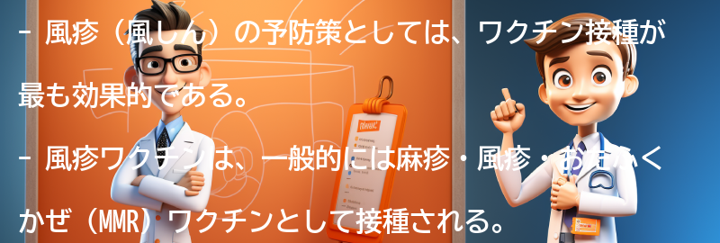 風疹の予防策とワクチンについての要点まとめ