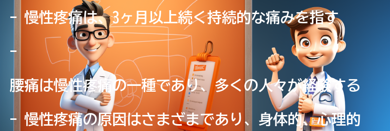 慢性疼痛とは何ですか？の要点まとめ