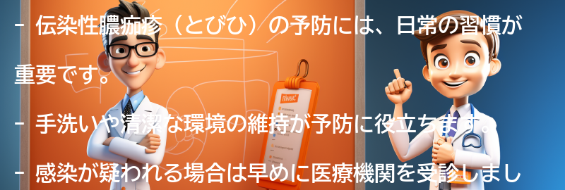 伝染性膿痂疹の予防に役立つ日常の習慣の要点まとめ