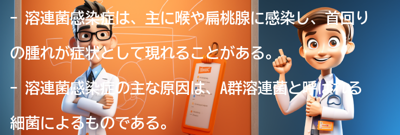 首回りの腫れが溶連菌感染症の症状として現れる理由の要点まとめ