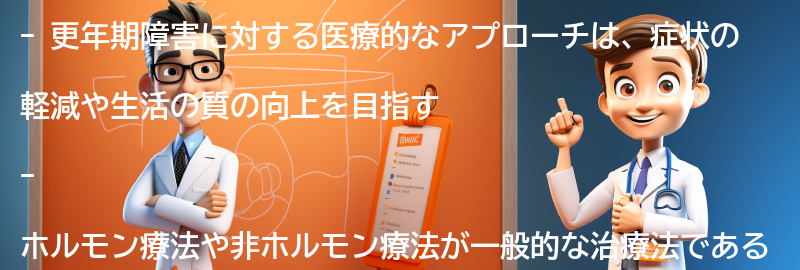 更年期障害に対する医療的なアプローチの要点まとめ