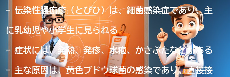 伝染性膿痂疹（とびひ）とは何ですか？の要点まとめ