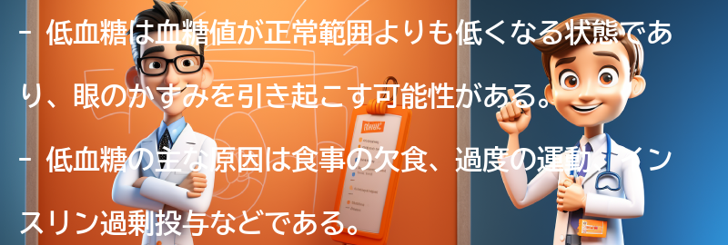 低血糖とは何か？の要点まとめ