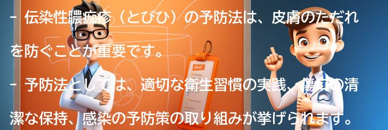 伝染性膿痂疹の予防法：皮膚のただれを防ぐためにの要点まとめ