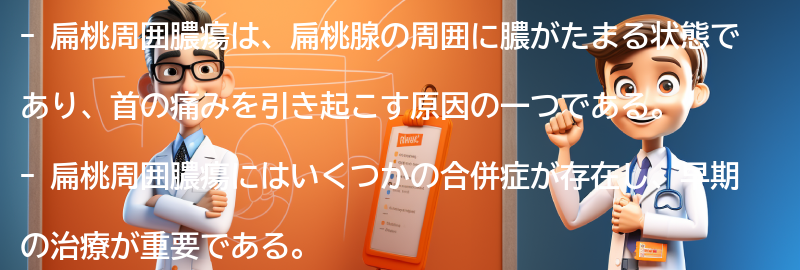 扁桃周囲膿瘍と関連する合併症とは？の要点まとめ