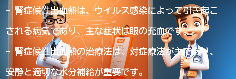 腎症候性出血熱の治療法と予後の要点まとめ