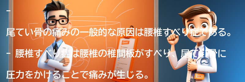 尾てい骨の痛みに関するよくある質問と回答の要点まとめ