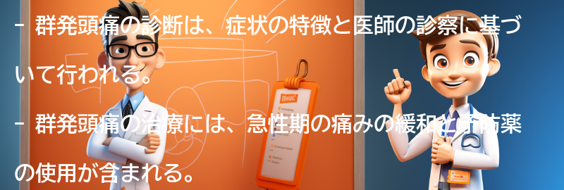 群発頭痛の診断と治療の方法の要点まとめ