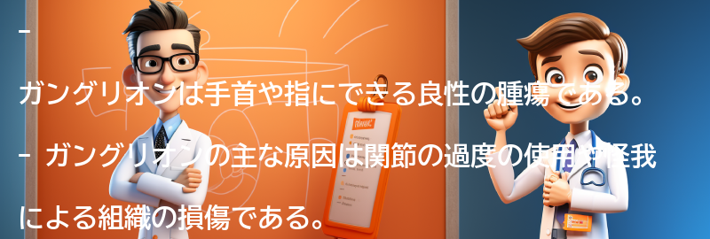 ガングリオンの注意点とは？の要点まとめ