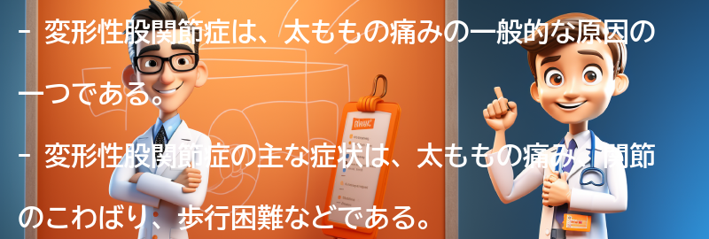 変形性股関節症の症状と診断方法の要点まとめ