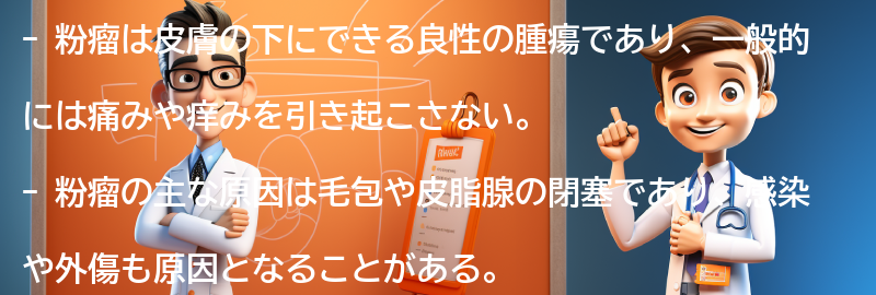 粉瘤とは何か？の要点まとめ