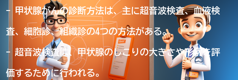 甲状腺がんの診断方法の要点まとめ