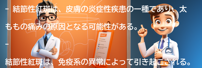 結節性紅斑とは何か？の要点まとめ