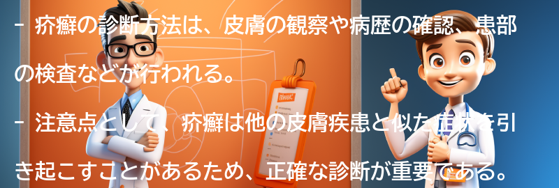 疥癬の診断方法と注意点の要点まとめ