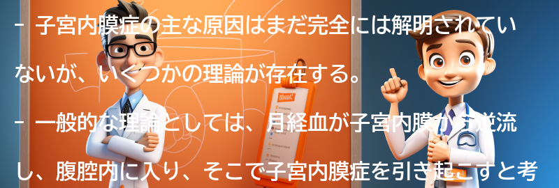 子宮内膜症の主な原因は何ですか？の要点まとめ