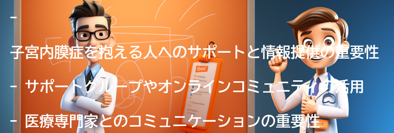 子宮内膜症を抱える人へのサポートと情報提供の要点まとめ