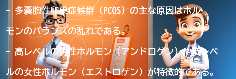 PCOSの主な原因は何ですか？の要点まとめ