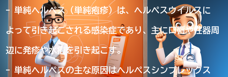 単純ヘルペスとは何ですか？の要点まとめ