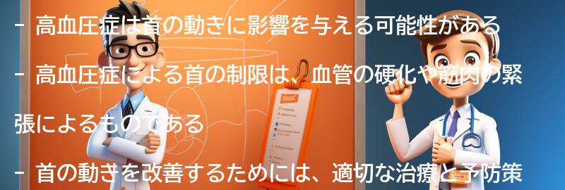 高血圧症が首の動きに与える影響の要点まとめ