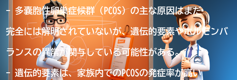 PCOSの主な原因は何ですか？の要点まとめ