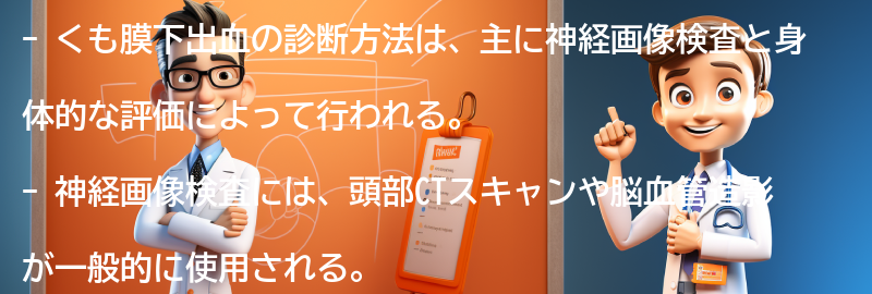 くも膜下出血の診断方法の要点まとめ