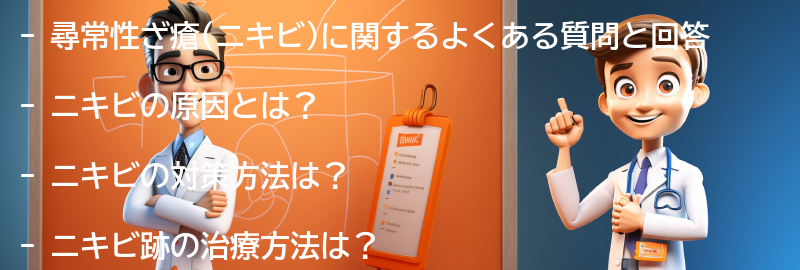 尋常性ざ瘡(ニキビ)に関するよくある質問と回答の要点まとめ