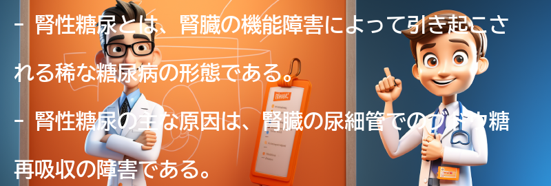 腎性糖尿と関連する合併症とは？の要点まとめ