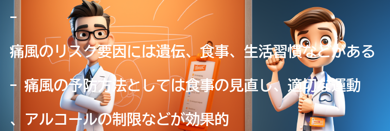 痛風のリスク要因と予防方法の要点まとめ