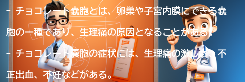 チョコレート嚢胞に関するよくある質問と回答の要点まとめ