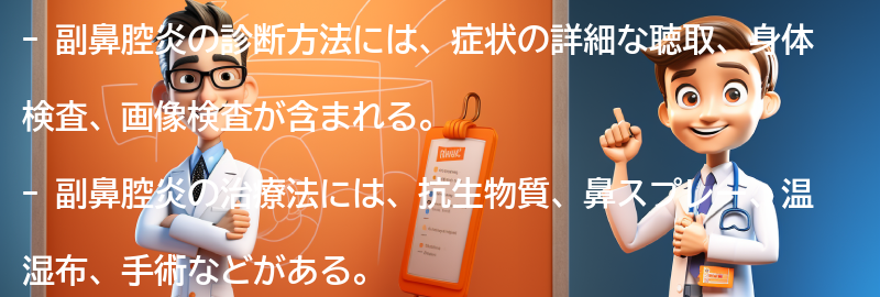 副鼻腔炎の診断方法と治療法の要点まとめ