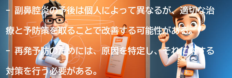 副鼻腔炎の予後と再発予防についての要点まとめ