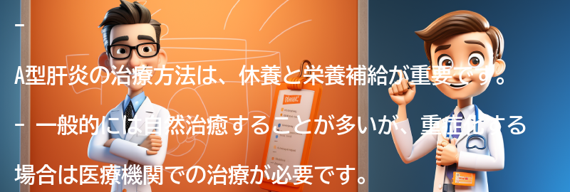 A型肝炎の治療方法の要点まとめ