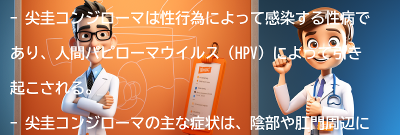 尖圭コンジローマとは何ですか？の要点まとめ