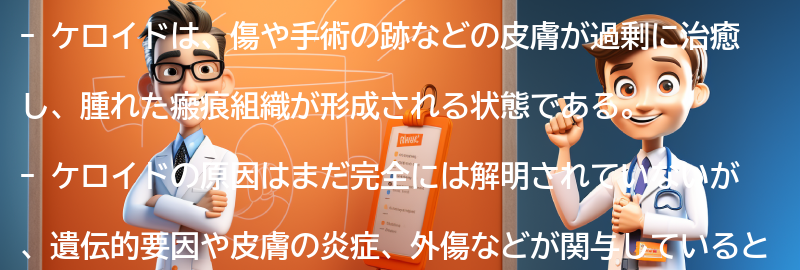 ケロイドとは何ですか？の要点まとめ