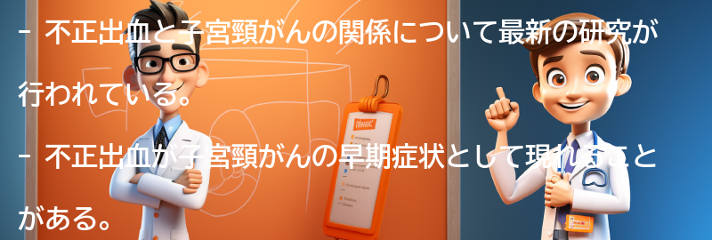 不正出血と子宮頸がんに関する最新の研究と治療法の要点まとめ